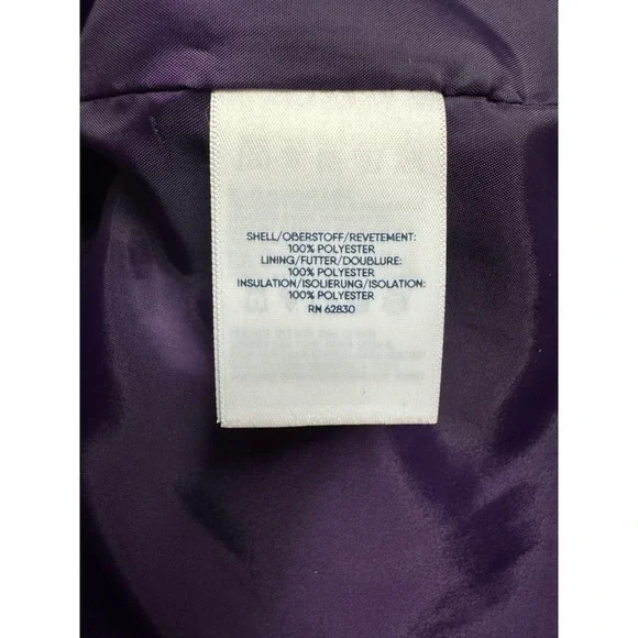 Lands' End Navy Quilted Vest - Picture 7 of 8